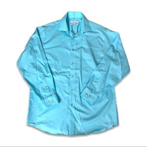 Calvin Klein Light Blue Regular Fit Dress Shirt